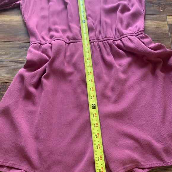 Knox Rose Cold Shoulder Long Sleeve Metal Studded Boho Romper Size XL - Picture 9 of 10